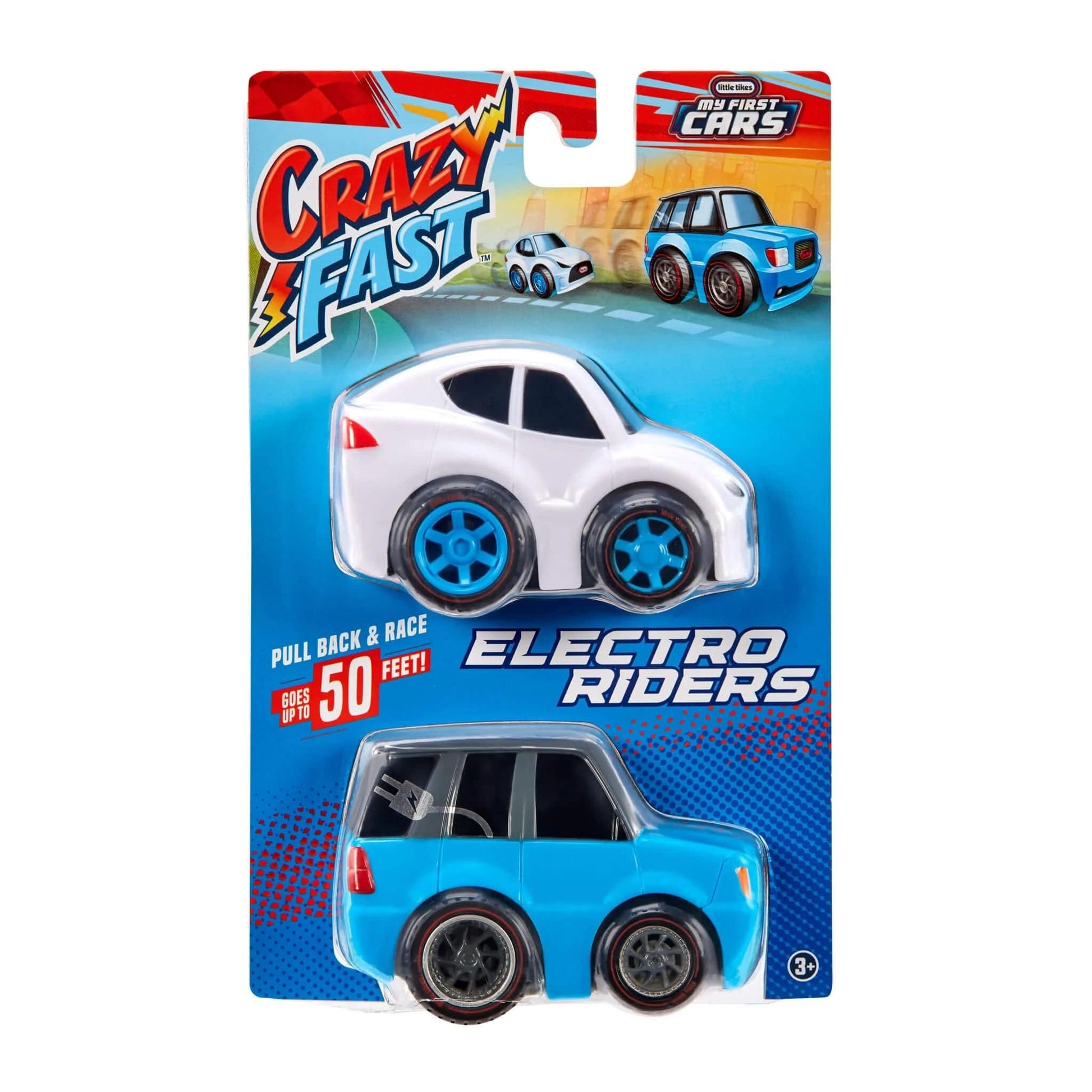 Little Tikes Toys little Tikes Crazy Fast Pull Cars 2 Pack Series 2 - E-Speeders