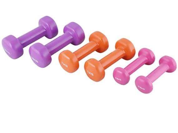 Live Up Sport Live up Vinyl dumbell set 6 kg