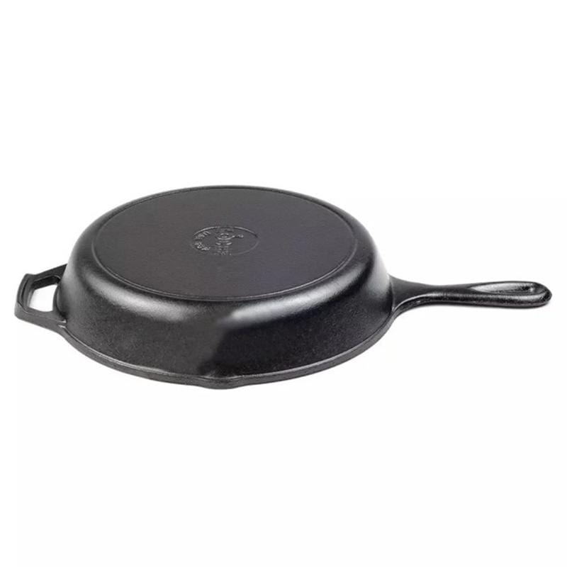 Lodge Home & Kitchen Lodge - Pre-Seasoned Cast Iron Round Grill Pan Black 26cm