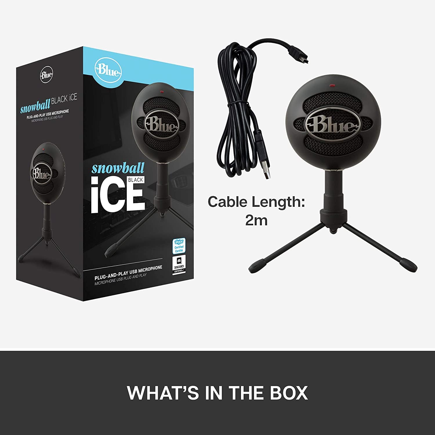LOGITECH Electronics Logitech Blue Snowball Ice USB Mic Black USB