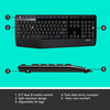 LOGITECH Electronics Logitech MK345 Wireless Keyboard & Mouse Combo Arabic