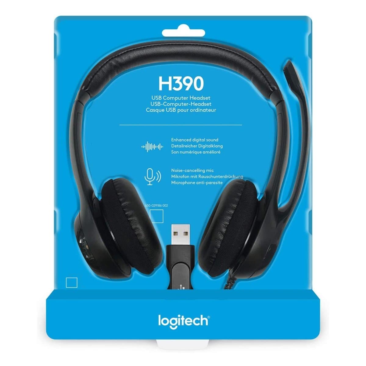 LOGITECH Electronics Logitech USB Computer Headset H390