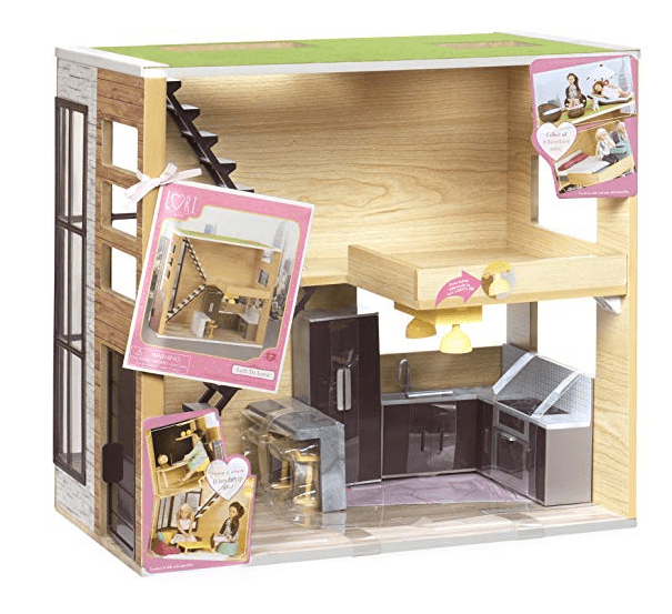 LORI Wood House for 6" Doll