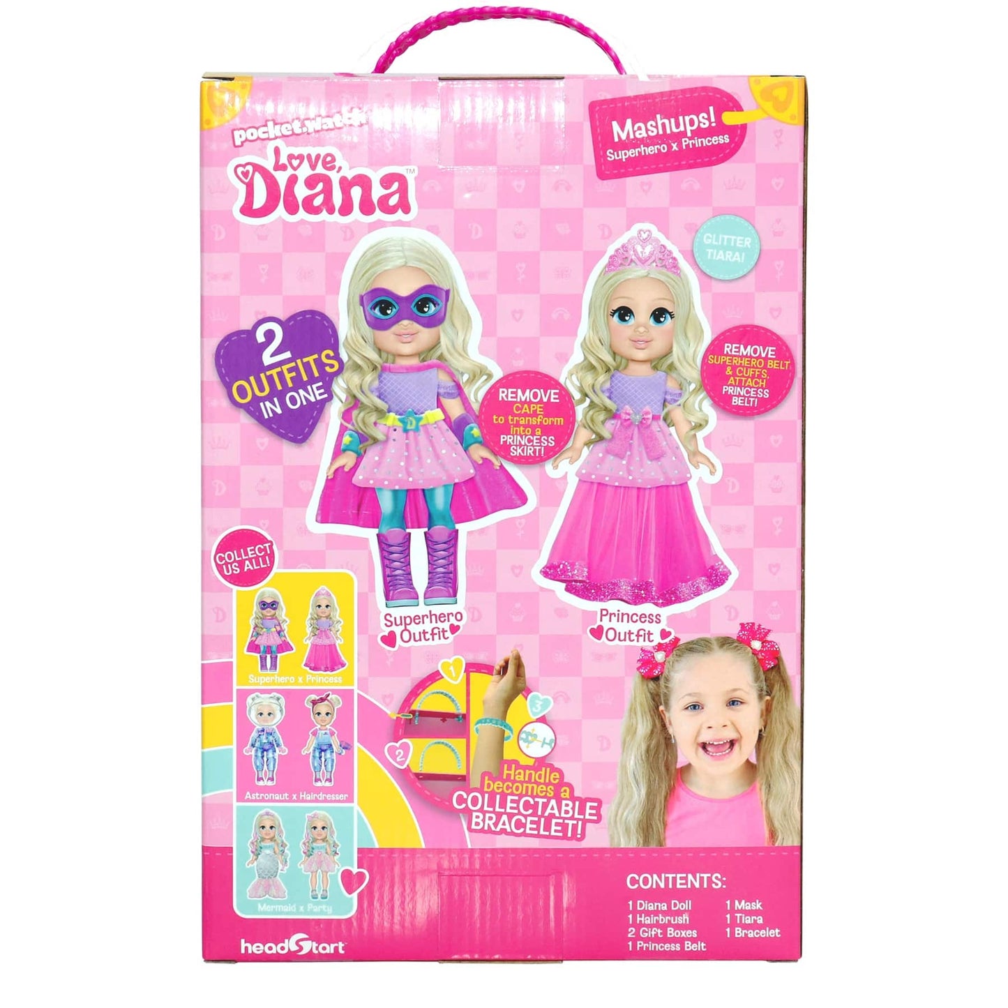 love diana Toys Love Diana Mashup Superhero & Princess Doll (33 cm)