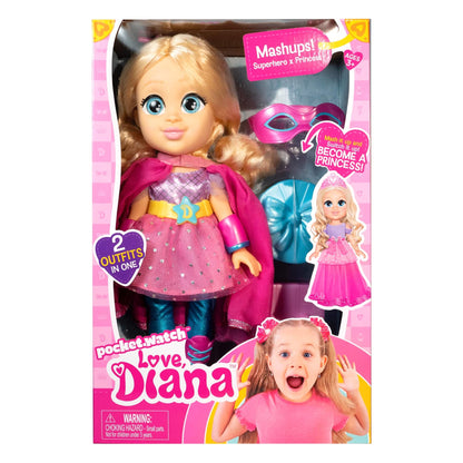 love diana Toys Love Diana Mashup Superhero & Princess Doll (33 cm)