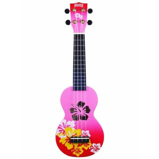 Mahalo Toys Mahalo - Ukulele Hibiscus Red Burst