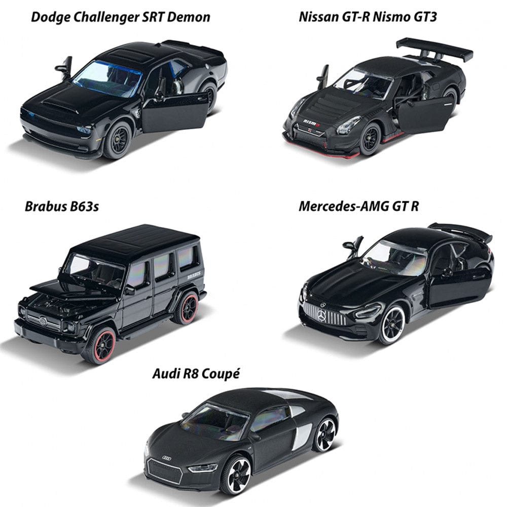 Majorette Toys Majorette - Black Edition Giftpack 5pcs