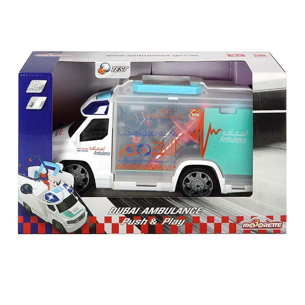 Majorette Toys Majorette - Dubai Ambulance Push & Play