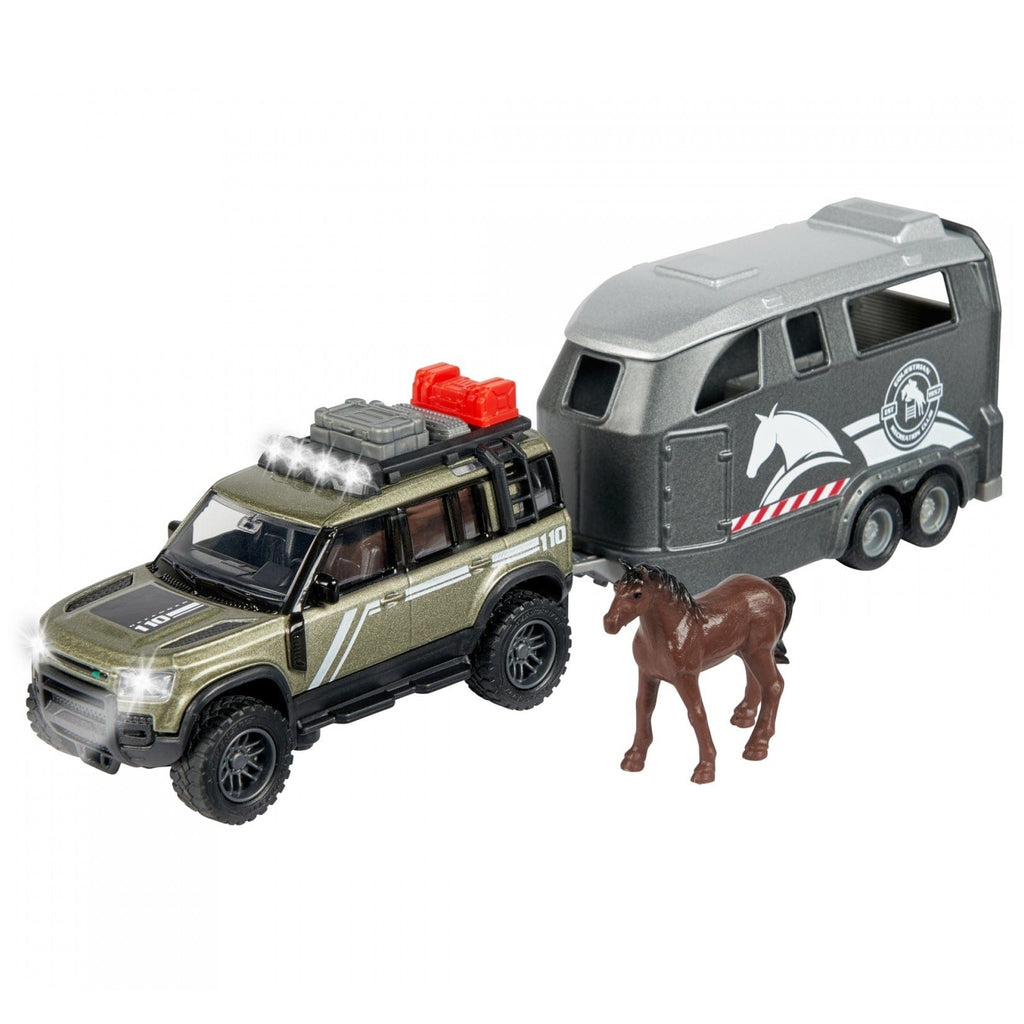 Majorette Toys Majorette - Land Rover Horse Carrier