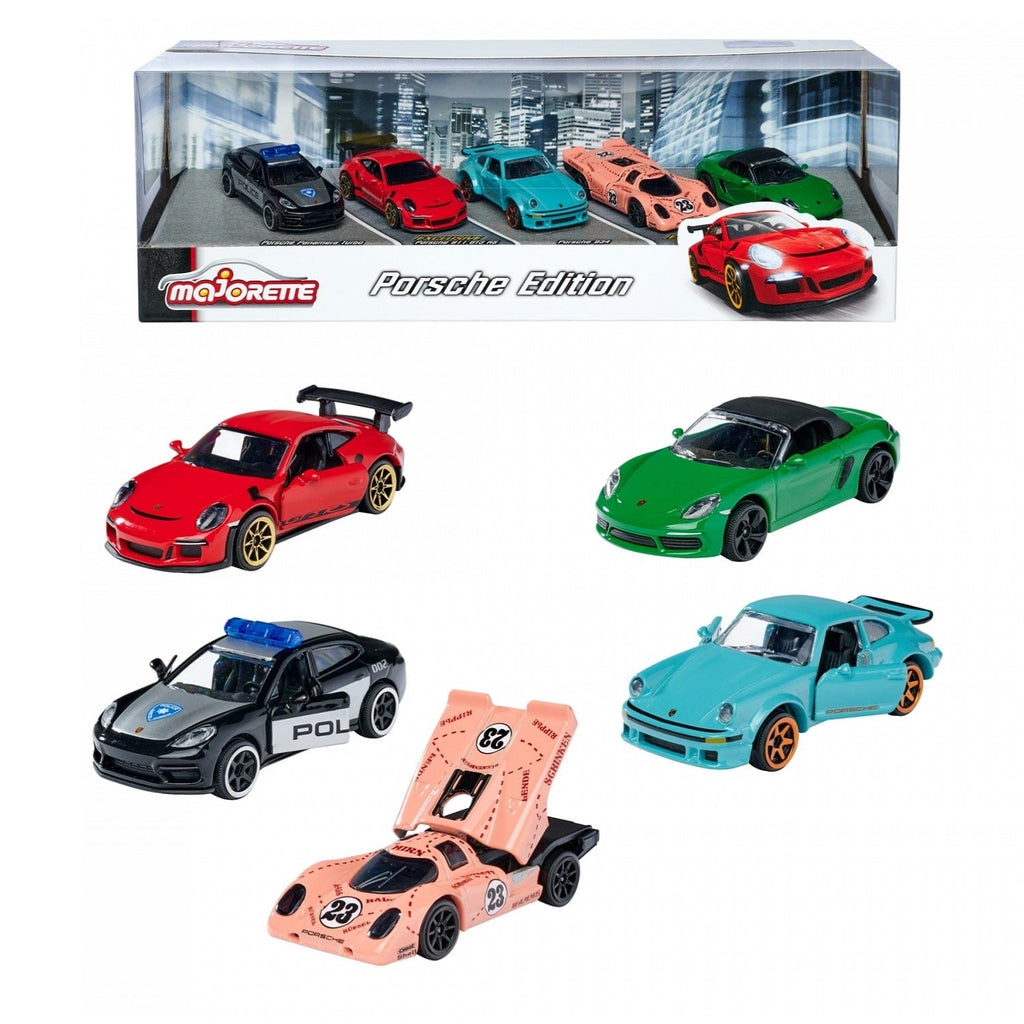 Majorette Toys Majorette-Porsche 5 Pieces Giftpack