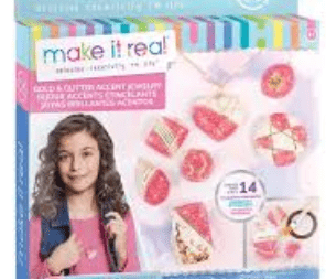 Make it Real Toys Gold & Glitter Accent Jewellery