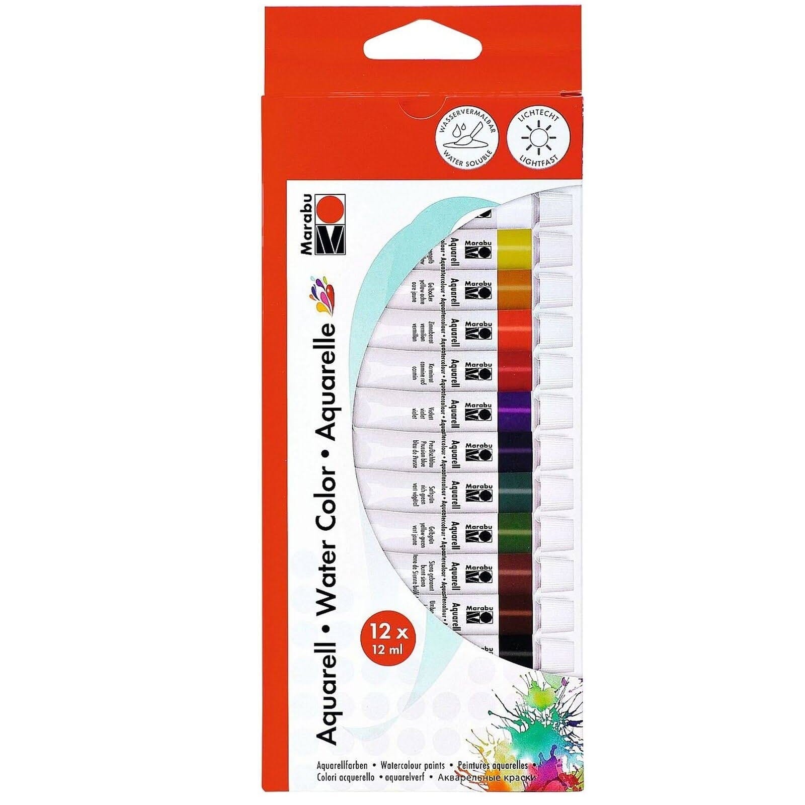 Marabu Toys Marabu Acrylic Paint Set, 12 x 12 ml