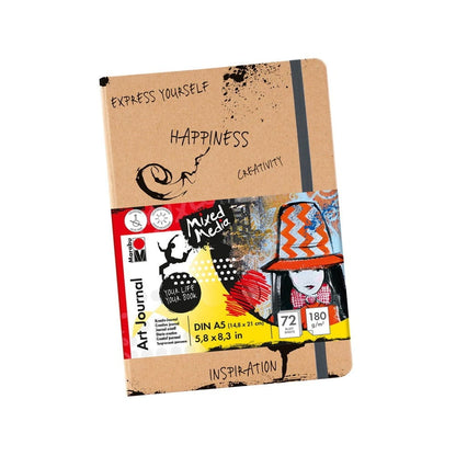 Marabu Toys Marabu Art Journal Notebook, DIN A5, 72 sheets