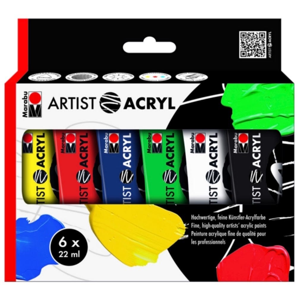 Marabu Toys Marabu Artist Acryl Assortment Of 6