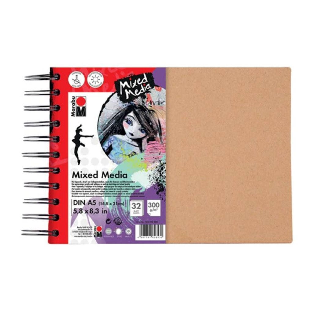 Marabu Toys Marabu Ring Binder Mixed Media, DIN A5, 32 Sheets