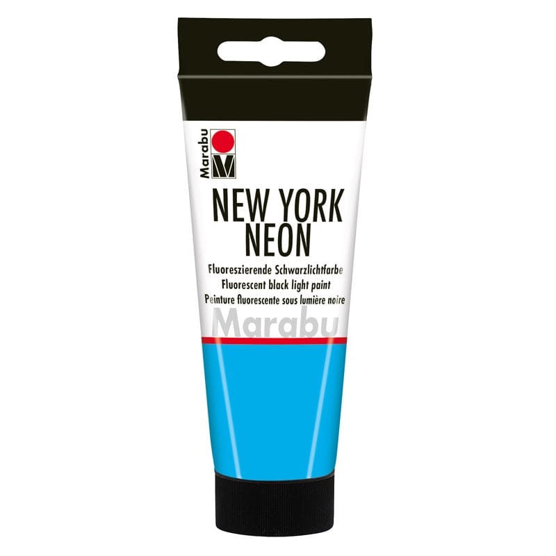 Marabu Toys New York Neon, Neon-Blue 355, 100 ml