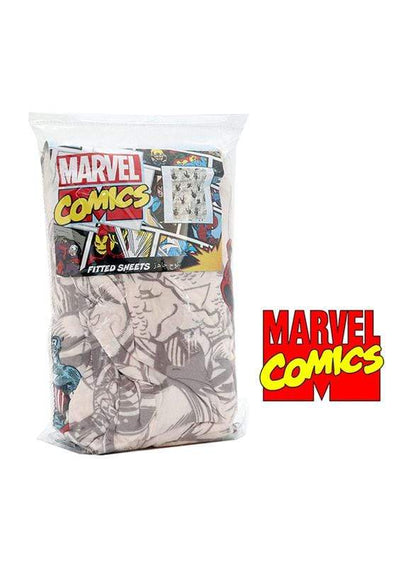 MARVEL Bedding kids Bedding Kids Fitted Sheet Marvel Comics
