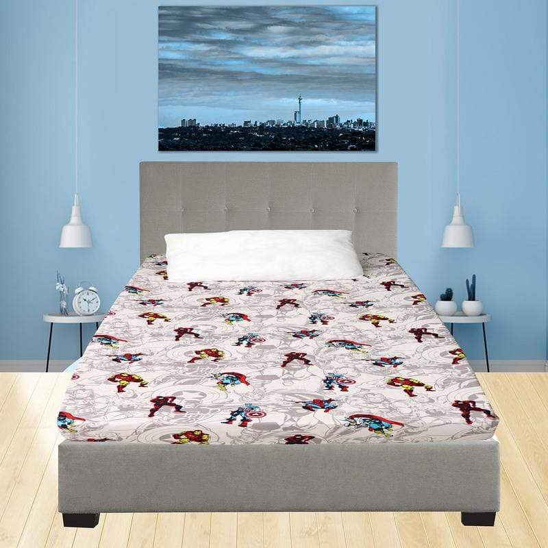 MARVEL Bedding kids Bedding Kids Fitted Sheet Marvel Comics