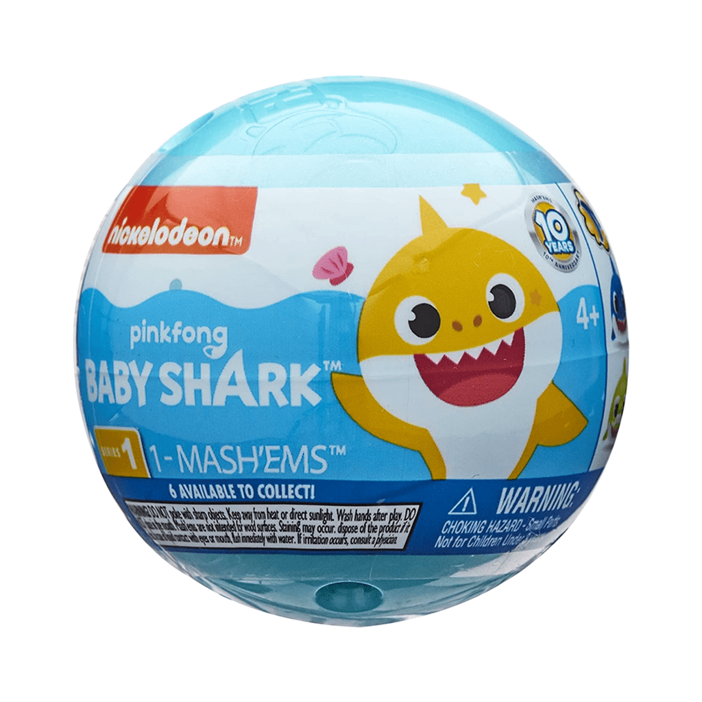 Mash'ems Toys Mash'ems - Baby Shark- Sphere Capsule S1 - ( 24 pcs CDU )Assorted