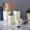 Mason Cash Home and Kitchen Mason Cash Innovative Kitchen Storage Jar, Ceramic, Off- White, 12 x 12 x 20 cm