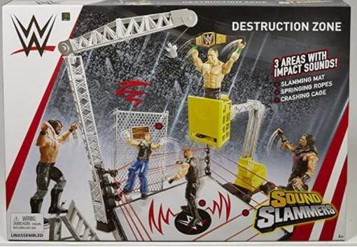 Mattel toys WWE Sound Slammers Destruction Zone Playset