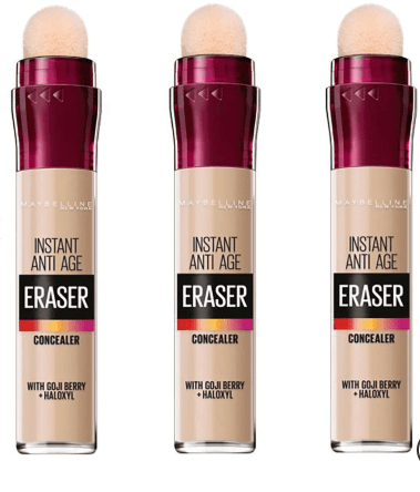 Maybelline Beauty Maybelline Eraser Eye Concealer Light x 3