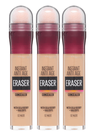 Maybelline Beauty Maybelline Instant Anti-Age Eraser Eye Concealer 3 Pack Exclusive