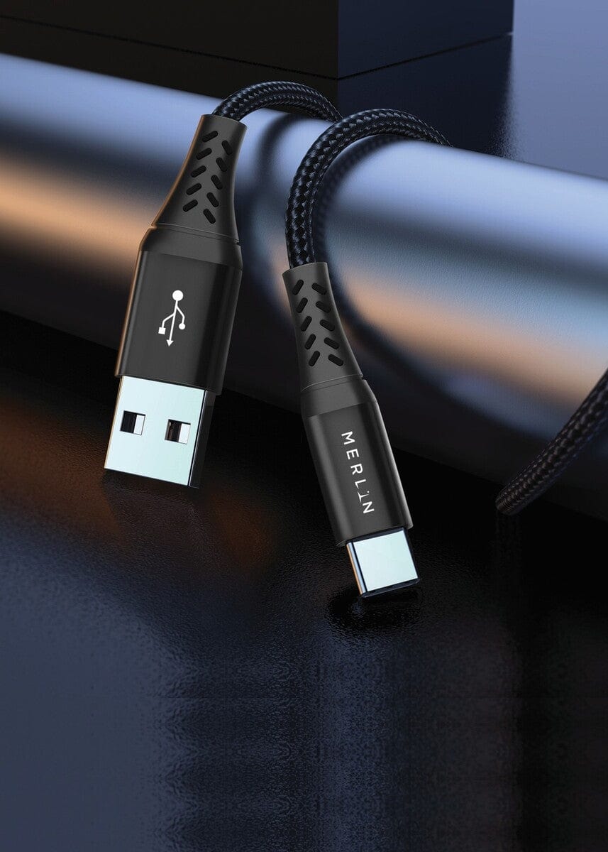 Merlin Electronics Merlin 2M USB A TO USB C Charge N Sync