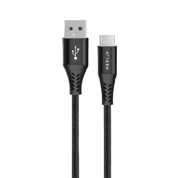 Merlin Electronics Merlin 2M USB A TO USB C Charge N Sync