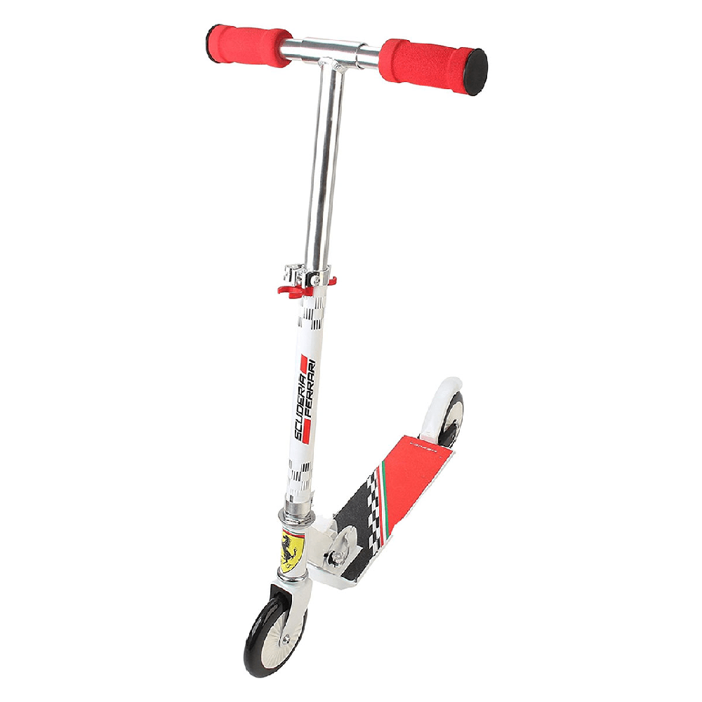 Mesuca Outdoor Mesuca Ferrari 2 Wheel Scooter-White