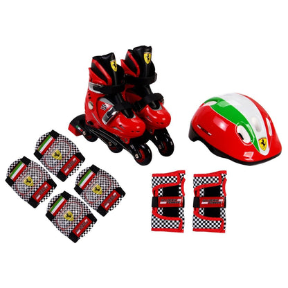 mesuca Outdoor Mesuca Ferrari Kids Skate Combo 33-36 Set Red