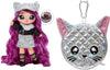 MGA Dollhouse Accessories Na! Na! Na! Surprise Glam Series Chrissy Diamond with Metallic Purse 2-in-1 Fashion Doll