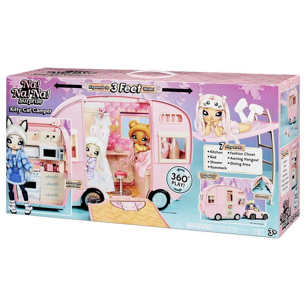 MGA Dollhouse Accessories Na! Na! Na! Surprise Kitty-Cat Camper