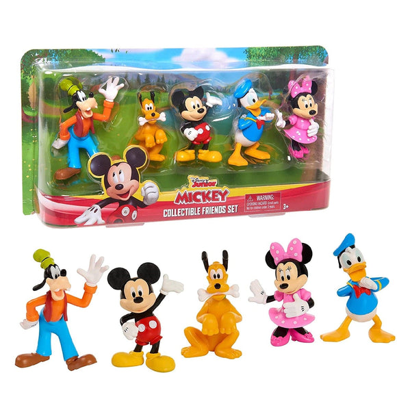 Mickey Mouse Toys Mickey Mouse 5 Pack Figures Collectible Friends Set