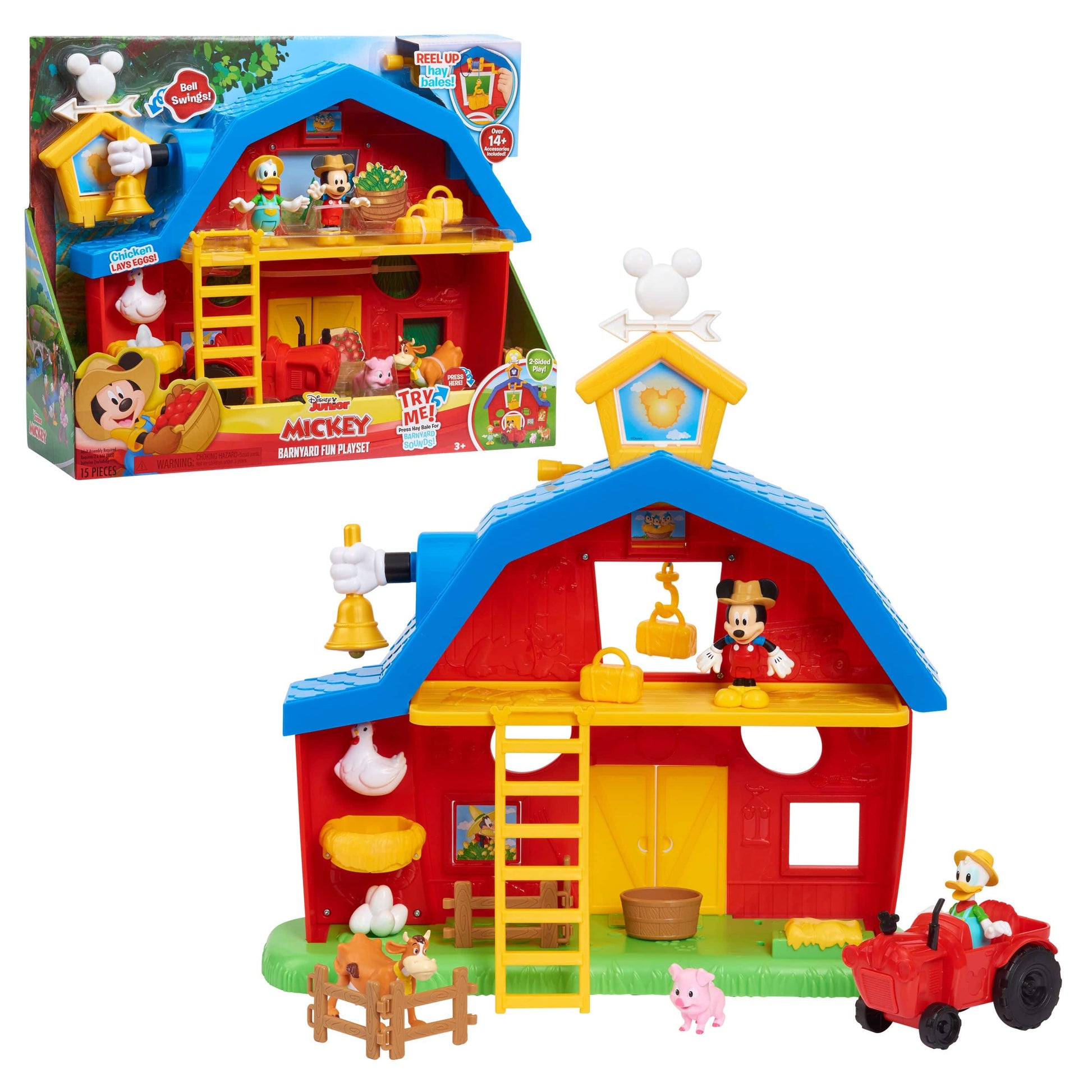 Mickey Mouse Toys Mickey Mouse Barnyard Fun Playset
