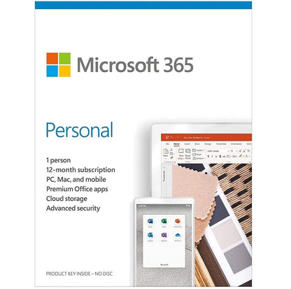 Microsoft Electronics Microsoft 365 Personal | Office 365 apps | 1 user | 1 year subscription