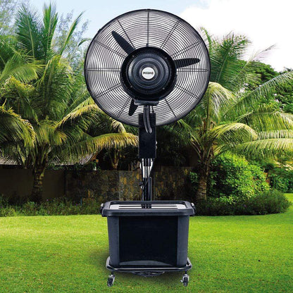 Milano Home & Kitchen Milano Spider Mist Fan 26" Black