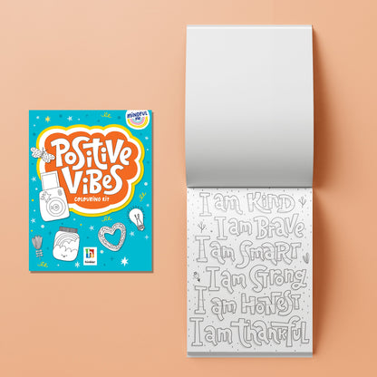 Mindful Me Hinkler Mindful Me Positive Vibes Colouring Kit