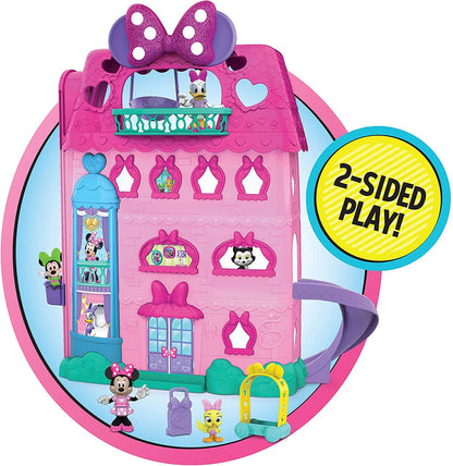 Minnie Mouse Toys Minnie Mouse Bow-Tel Hotel, 20 Pcs Playset