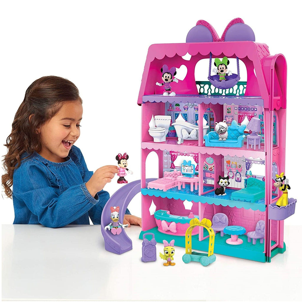Minnie Mouse Toys Minnie Mouse Bow-Tel Hotel, 20 Pcs Playset