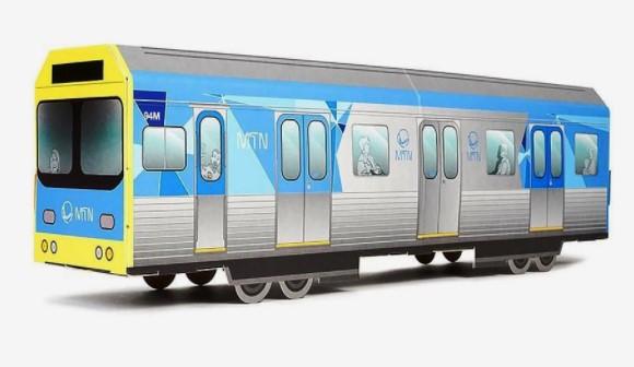 MONTANA COLORS SL Home & Kitchen Montana Colors MTN Systems Miniature DIY Subway Car Melbourne Metro Train
