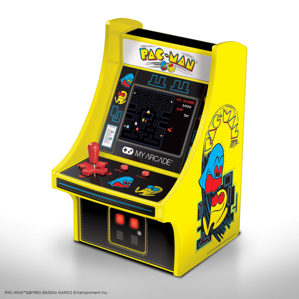 My Arcade Electronics 6.75" Collectible Retro Pac-Man 40th Anniversary Micro Player