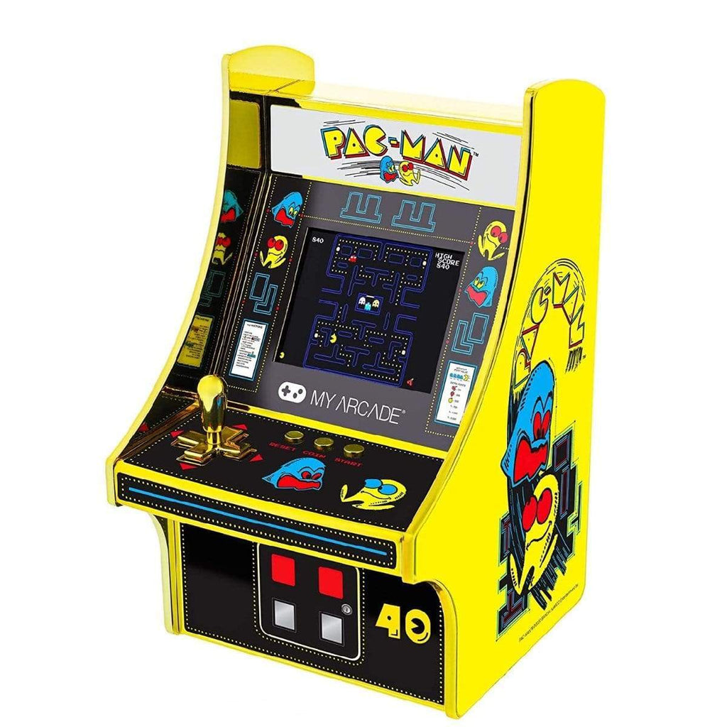 My Arcade Electronics 6.75" Collectible Retro Pac-Man 40th Anniversary Micro Player
