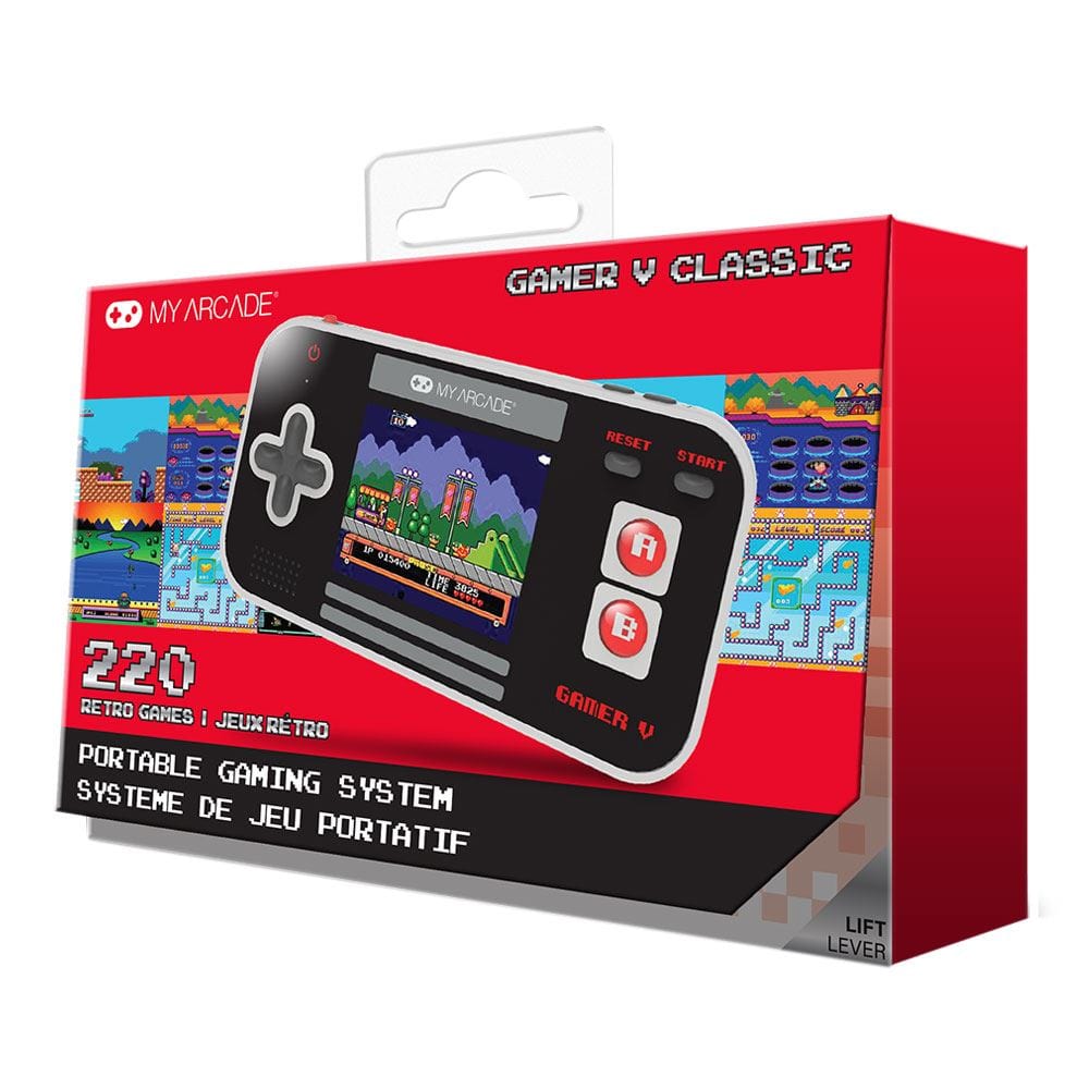 My Arcade Gaming Gamer V Classic (220 Games in 1) Red/Black