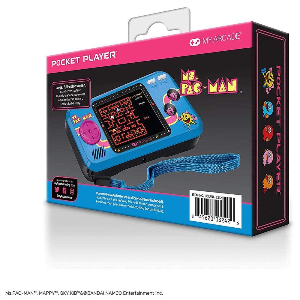 My Arcade Gaming Ms. Pac-Man Pocket Player - Blue