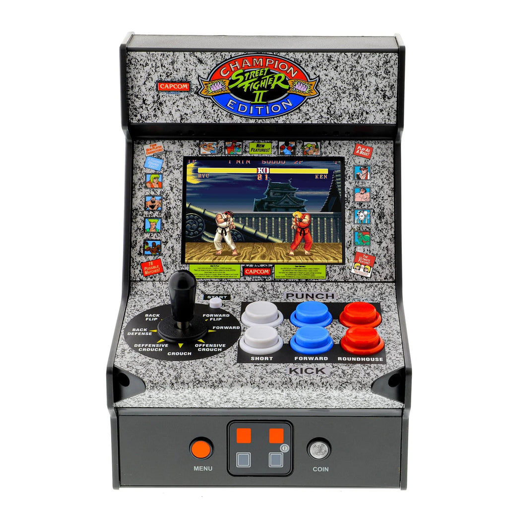 My Arcade Gaming My Arcade 7.5" Collectable Street Fighter II Micro Player (Premium Edition) - Grey