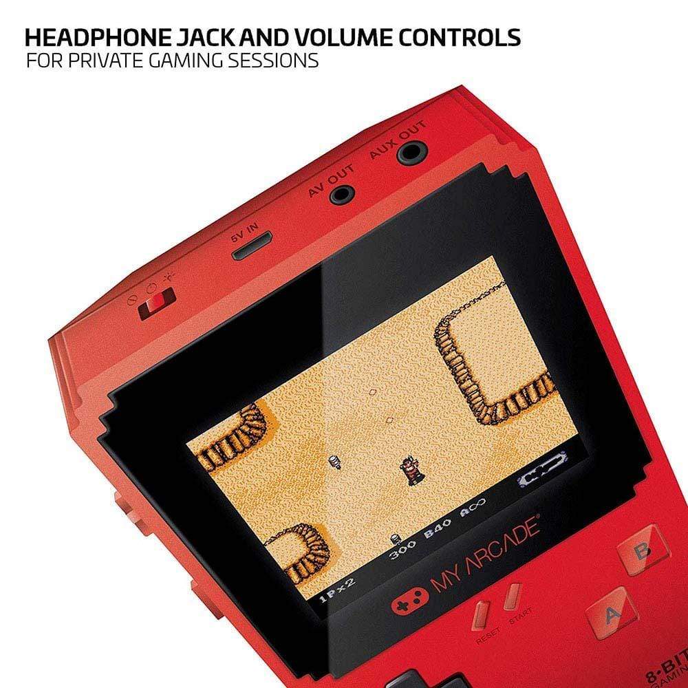 My Arcade Gaming My Arcade Pixel Classic With 300 Data East Games Red