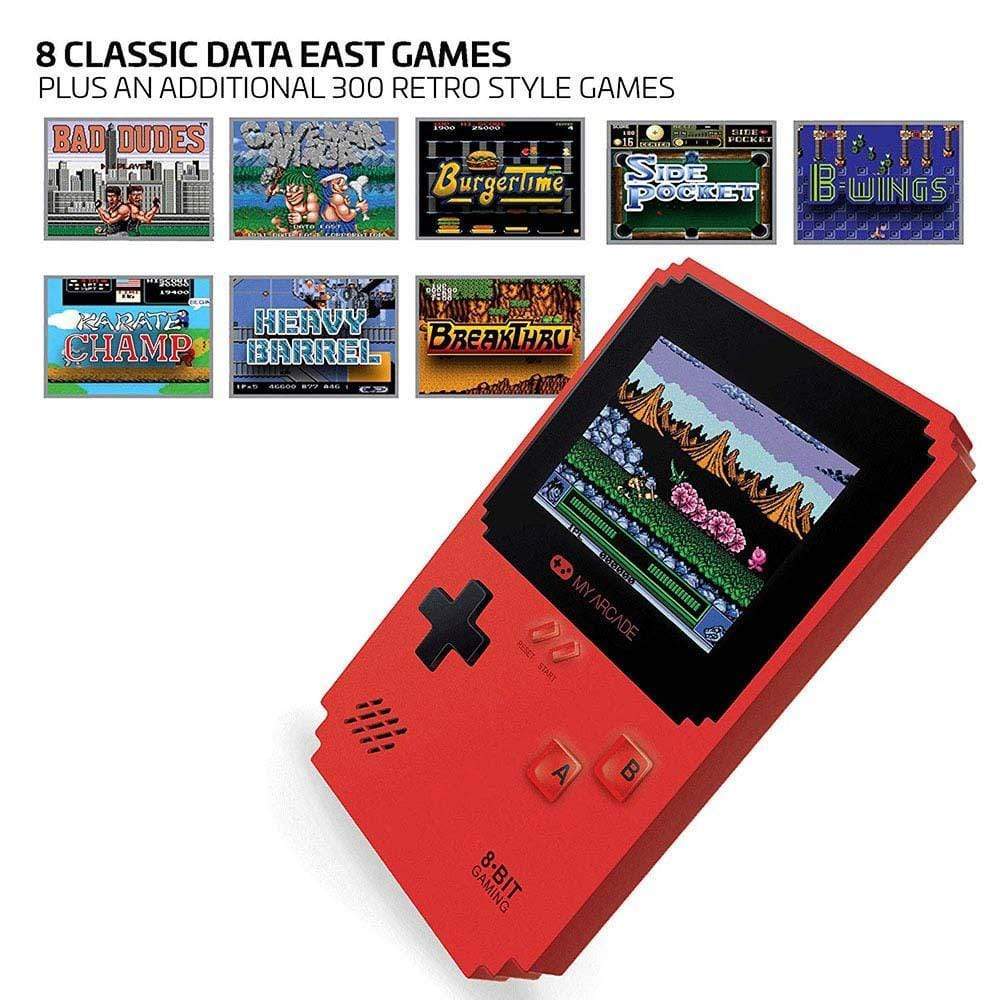 My Arcade Gaming My Arcade Pixel Classic With 300 Data East Games Red