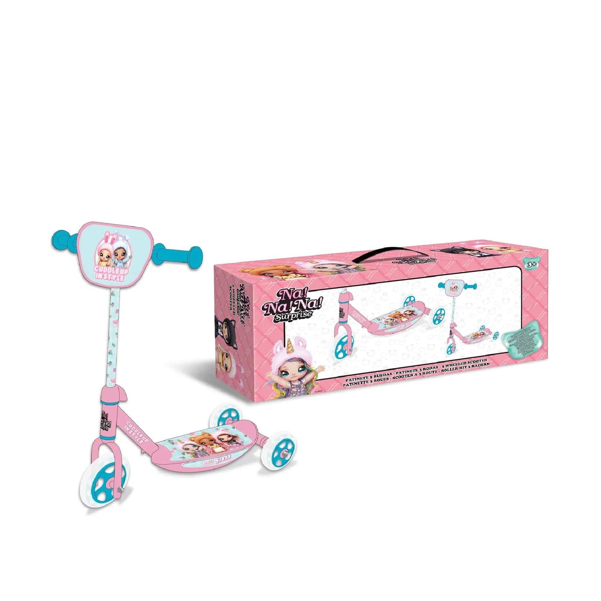 Na Na Babies NA! NA! NA! Surprise 3 Wheeled Scooter