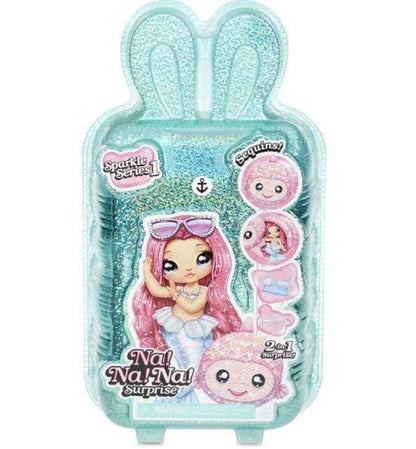 Na Na Toys MGA Entertainment Na! Na! Na! Elegant 2-in-1 Sparkle Doll & Sparkle Sequin Series - Sailor Blue, 19.05 cm